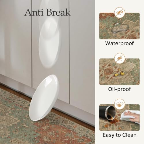GENIMO Anti Fatigue Kitchen Mats for Floor 23"X71", Runner Rug,Multi