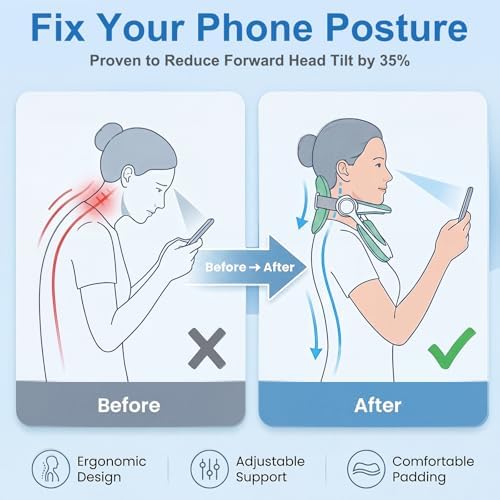 Neck Brace, Adjustable & Foldable Neck Decompression Devices