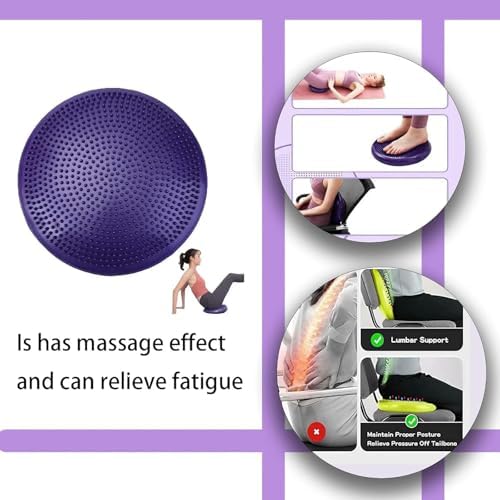 Wobble Cushion Stability Core Trainer Air Balance Ball Balance Disc for Adults, Sensory Balance Pad Seat Kids, Flexible Seating for All Age Balance Disc