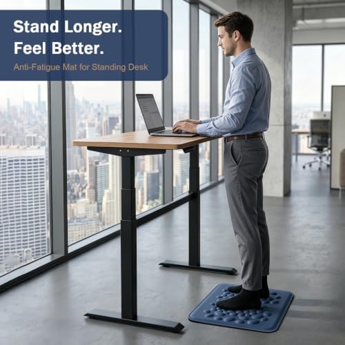 Standing Desk Mat, Anti-Fatigue Memory Foam Mat for Office