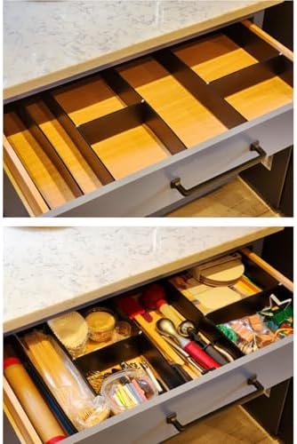 DRAWER DADDY Customizable Grid Drawer Dividers, Cut to Fit Organizer