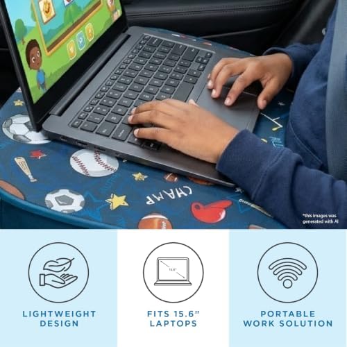 LAPGEAR MyStyle Lap Desk – Sports, Fits 15.6" Laptops
