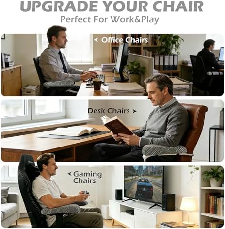 Soft Office Chair Armrest Pads, Comfort Elbow Pillows