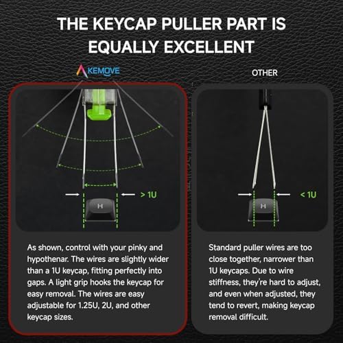 KEMOVE P10 2-in-1 Semi-Auto Switch & Keycap Puller for Mechanical Keyboard