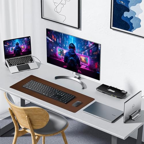 ALOANES Non-Slip Extended Mouse Pad Office&Home Desk Mat Stitched Edge