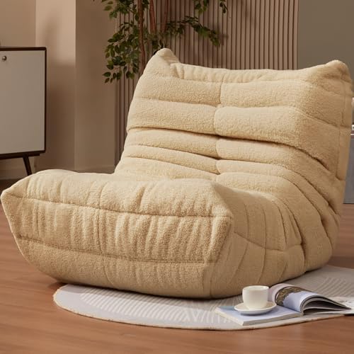 Hobestluk Big Bean Bag Chairs for Adults Fireside BeanBag Couch Togo Sofa