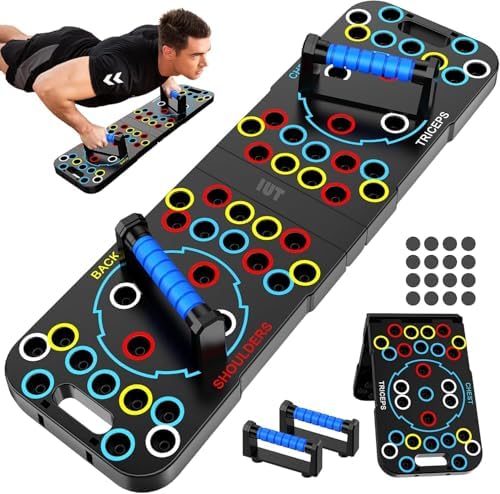 Push Up Board,Foldable Pushup Board for Man,Portable 30 in 1 Push Up Bar
