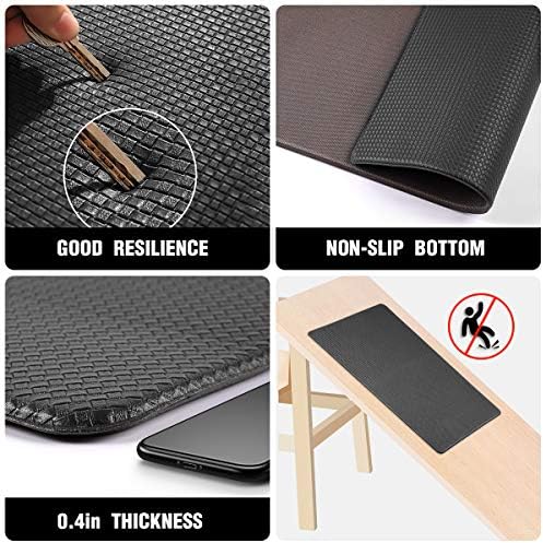 Anti-Fatigue Comfort Mat Non Slip Cushioned Kitchen, Gaming, Office, Standing Desk Mat 18x30 Inch Black