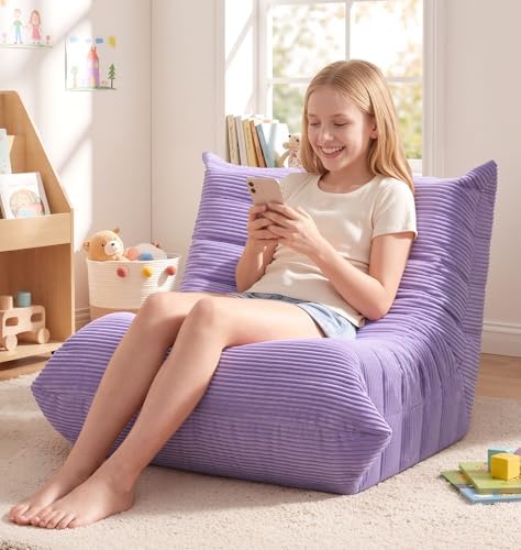 Hobestluk Medium Bean Bag Chairs Lounge Floor Chair BeanBag Couch Togo Sofa