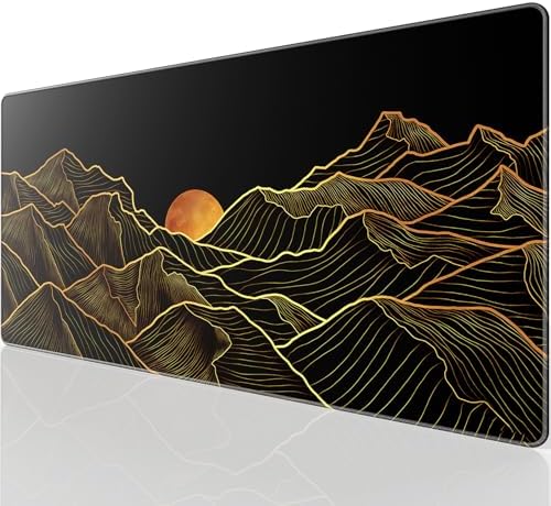 KTRIO Large Gaming Mouse Pad, Desk Mat, 31.5 x 15.7 in, Bright Rise, XXL