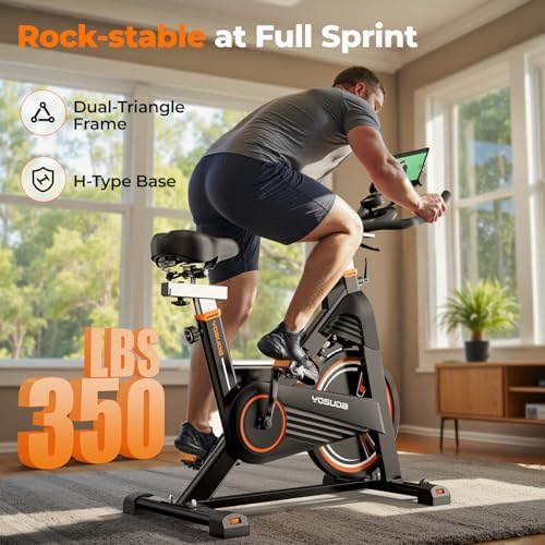 YOSUDA PRO Magnetic Exercise Bike 350 lbs Weight Capacity