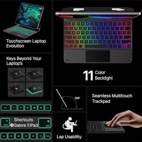 typecase Edge Magic-Style Magnetic Keyboard Case for iPad Air 13/Pro 12.9