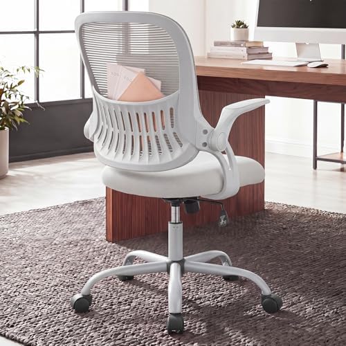 Home Office Desk Chair with Flip-up Armrest, Computer Chair