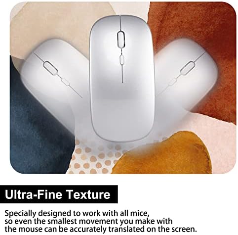 Audimi Small Mouse Pad 6 x 8 Inch, Mini Mouse Pad Thick for Laptop Wireless Mouse Home Office Travel, Portable & Washable (Abstract Stone)