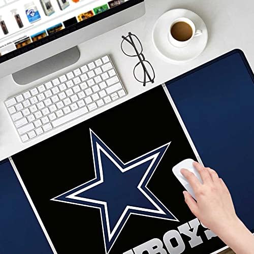 Large Mouse Pad Desk Mat for Home Office, Gaming Mousepad Extended Desk pad - Computer Keyboard Mouse Mat with Non-Slip Base and Stitched Edge Office Desk Organizers and Accessories