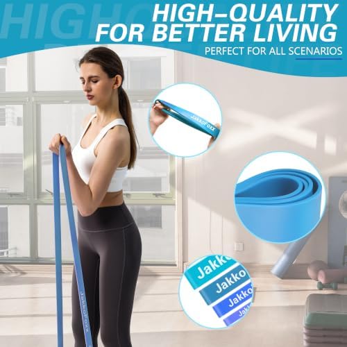 Resistance Bands,Pull Up Bands,Stretching Assist Bands Set for Men & WomenPortable Exercise, Muscle Training,Physical Therapy,Exercise Workout Bands for Working Out