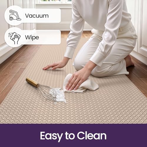 DEXI Kitchen Floor Mats Cushioned Anti Fatigue, 23x86 Non Slip Runner Rug