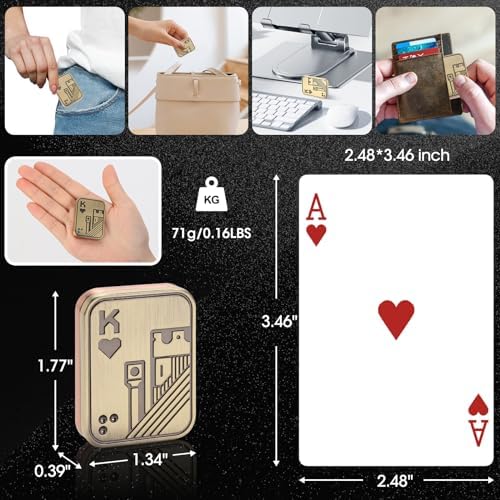 Fidget Slider, Poker Push Card, Fidget Toys Adults, Fidget Clicker