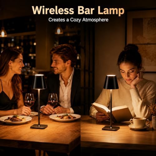 Rechargeable Cordless Table Lamp Set of 2