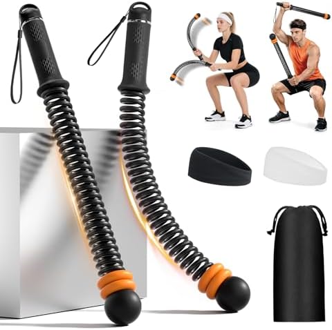 Ropeless Battle Ropes, Adjustable Weights Cordless Battle Ropes for Home Gym with Headbands, Portable Workout Workout Equipment for Small Spaces, Strength, HIIT and Low-Impact Cardio for Men & Women