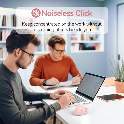 TECKNET Wireless Ergonomic Mouse, Rechargeable Wireless Vertical Mouse
