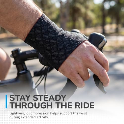 Thermoskin Wrist Thumb Sleeve, Fingerless Pain-Relieving Glove, XXL