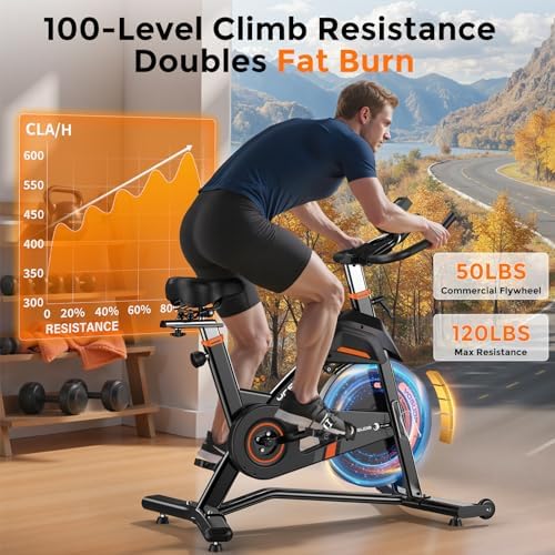 YOSUDA PRO Magnetic Exercise Bike 350 lbs Weight Capacity
