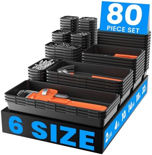 A-LuGei 【𝗙𝗶𝘁𝘀𝟭𝟬𝟬+ 𝗧𝗼𝗼𝗹𝘀】 Tool Box Organizer Garage Organization