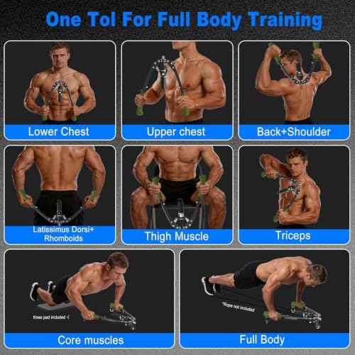 HOTWAVE Twister Arm Trainer,Hydraulic Chest Expander for Full Body Strength