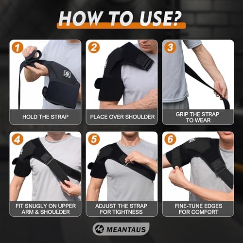 Rotator Cuff Shoulder Brace for Women & Men - Support - M