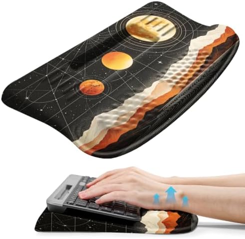 Ergonomic Keyboard Wrist Rest Pad with Wrist Support Moon Mountain