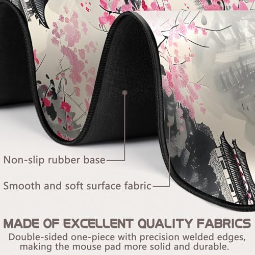 Gaming Mouse Pad, Large Mouse Pads for Desk, Mousepad Desk Matt for Desktop