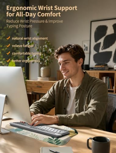 Ergonomic Keyboard Wrist Rest Pad with Wrist Support Boho