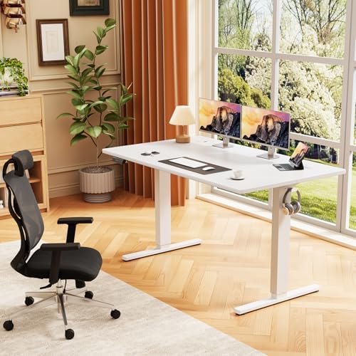 Sweetcrispy Electric Standing Desk, Computer Desk, 48x24 Inch