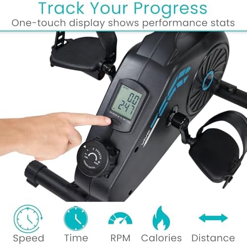 Vive Under Desk Bike Pedal Exerciser - Stationary Exercise Leg Peddler
