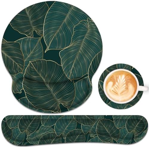 Ergonomic Mouse Pad with Wrist Rest and Keyboard Wrist Rest, Mousepad