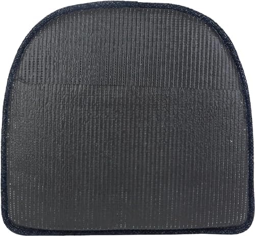 Klear Vu Raindrop The Gripper Non Slip Chair Cushions, Soft & Comfortable Seat Pad, Sitting Pillow for Kitchen, Dining or Office, 2 Count (Pack of 1), Blue