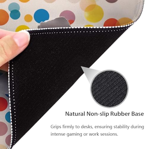 Cute Cat Mouse Pad, Naughty Kitten Peaking Through a Torn Desk Mat