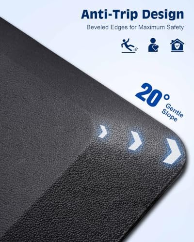 FEATOL 1 Inch Extra Thick Anti-Fatigue Mat for Standing Desk & Kitchen