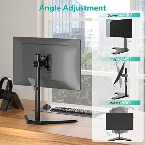 WALI Freestanding Vesa Monitor Stand for 13-32 inch Screens, up to 22 lbs