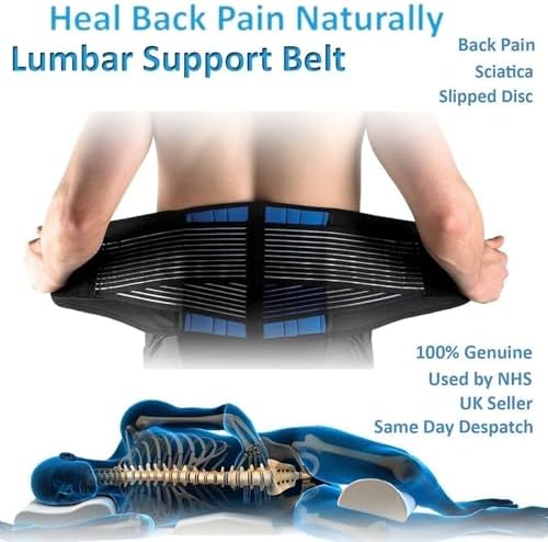 Back Support Brace, Deluxe Neoprene Double Pull Support Lumbar Lower Back Brace and Waist Support Belt for Immediate Relief for Back Pain, Herniated Disc, Sciatica, Scoliosis and More