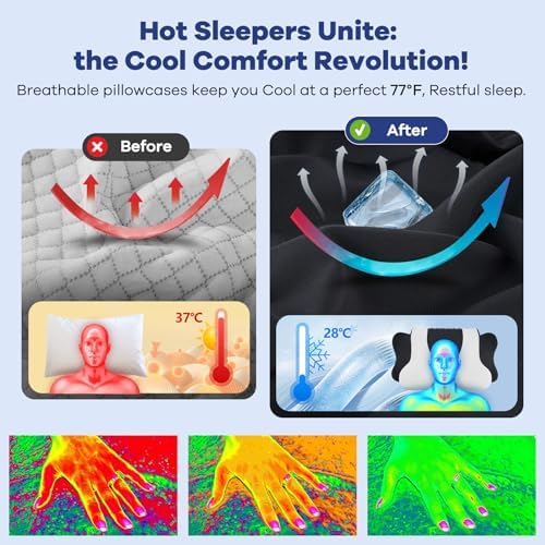 DONAMA Cervical Pillow for Neck Pain, Ergonomic Memory Foam Contour Pillow