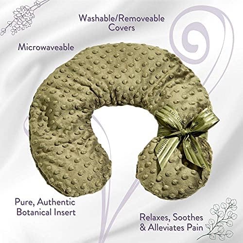 Sonoma Lavender Luxury Eucalyptus/Lavender Neck Pillow, Green Dot