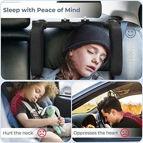 Adjustable Car Headrest Pillow, Road Pal Car Headrest
