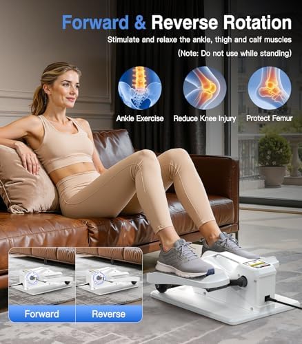 Under Desk Elliptical Machine, Portable Electric Elliptical Exercise Equipment