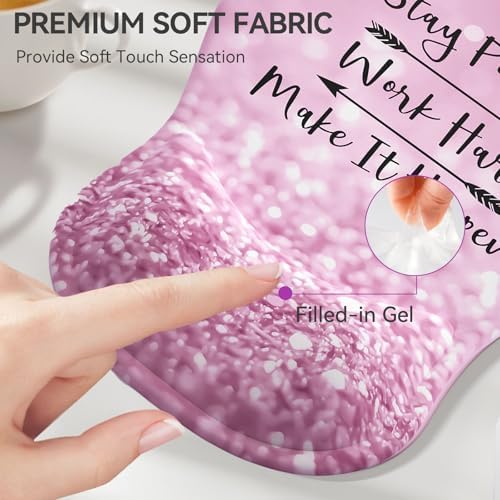 Ergonomic Mouse Pad with Wrist Rest Cute Mousepad Wrist Support