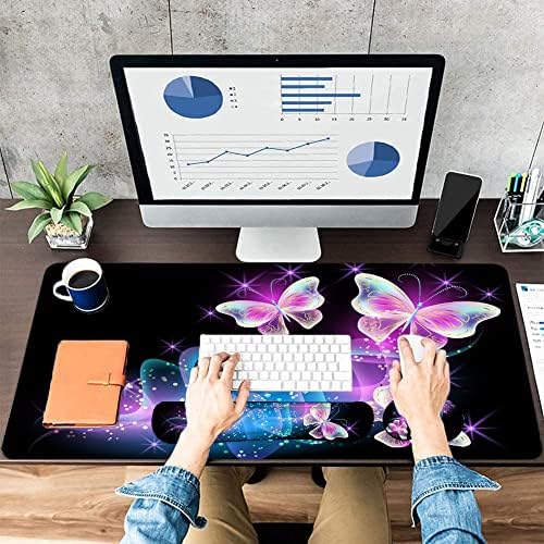 Large Mouse Pad with Wrist Rest, 4-in-1 Wrist Rest for Keyboard and Mouse