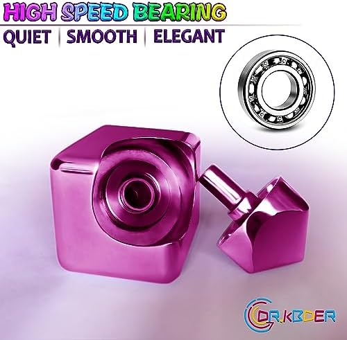 Fidget Spinner Toys Cube Adults, Easter Basket Stuffers for Teens Metal EDC Cool Desk Gadgets Office Toys Small Anxiety Figette Sensory Toy, ADHD Tool Fingears Figet Stress Valentine Gift for Boys