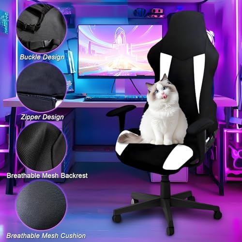 Gaming Chair Covers Only,Stretchable Fit Thick Breathable Mesh