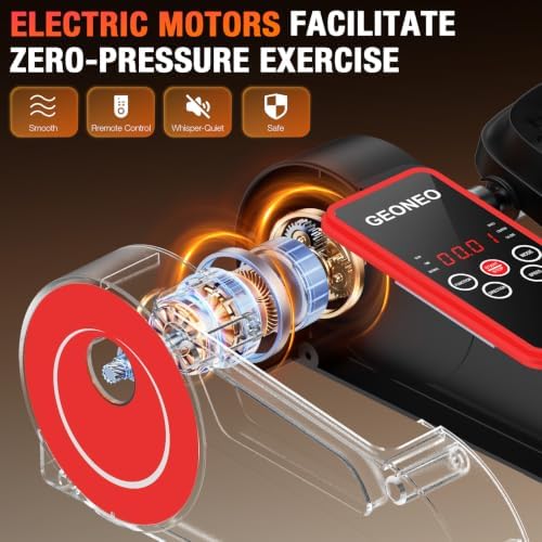 Under Desk Elliptical Machine, Electric Elliptical Leg Exerciser for Senior